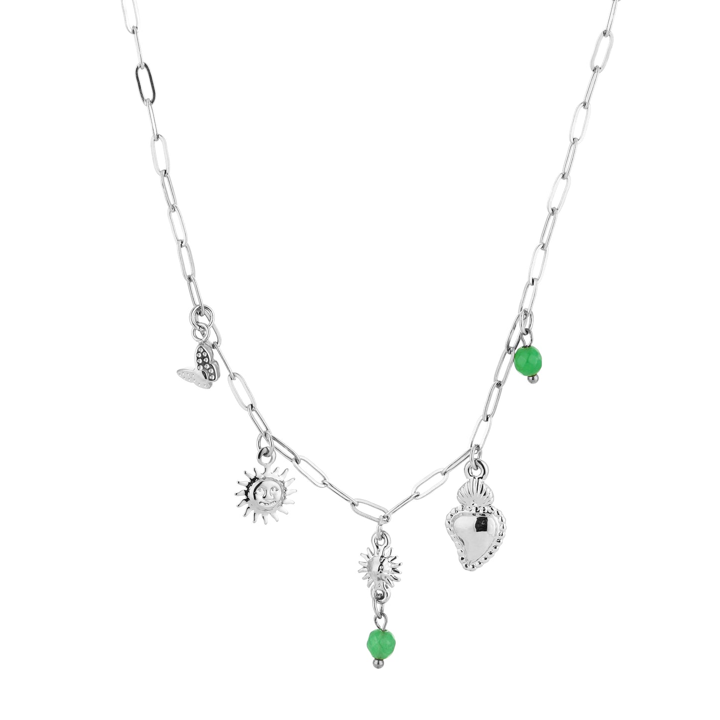 Schell bedel ketting Silver