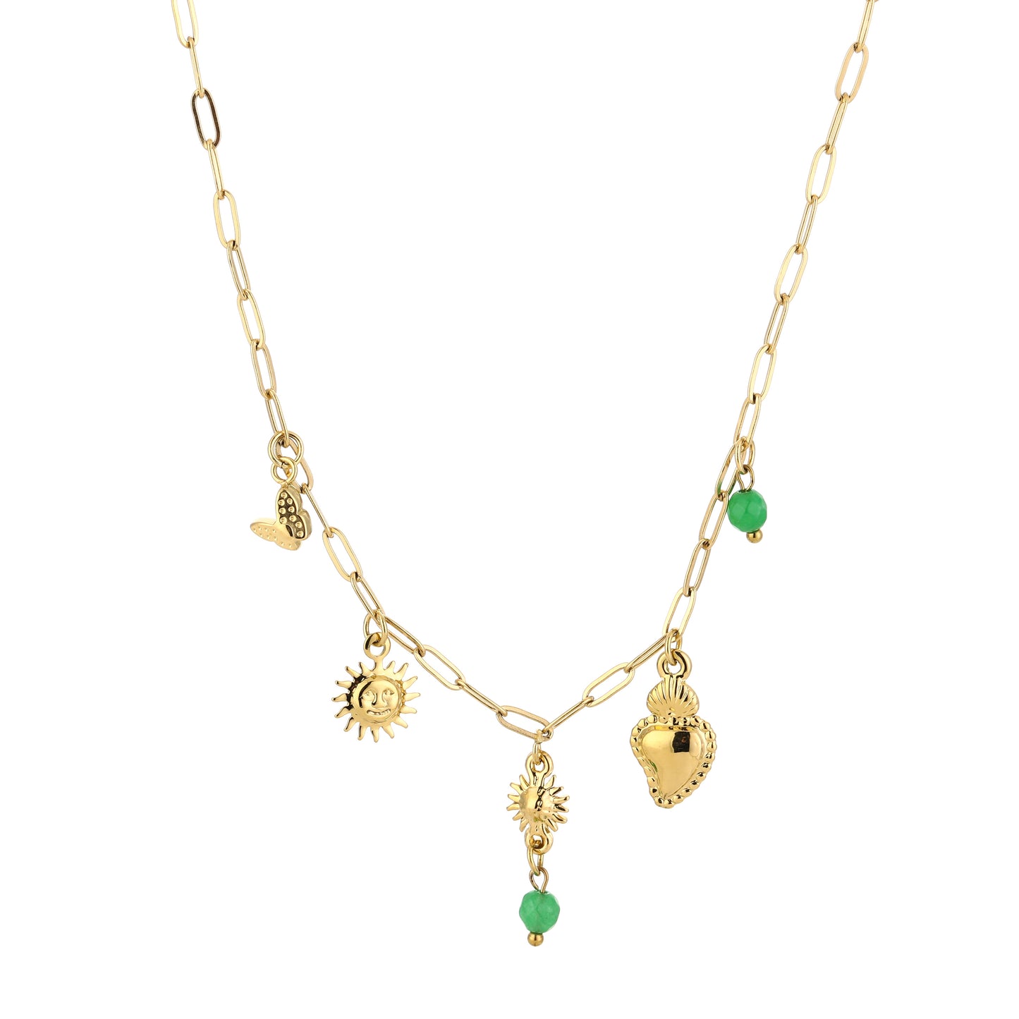 Schell bedel ketting Gold