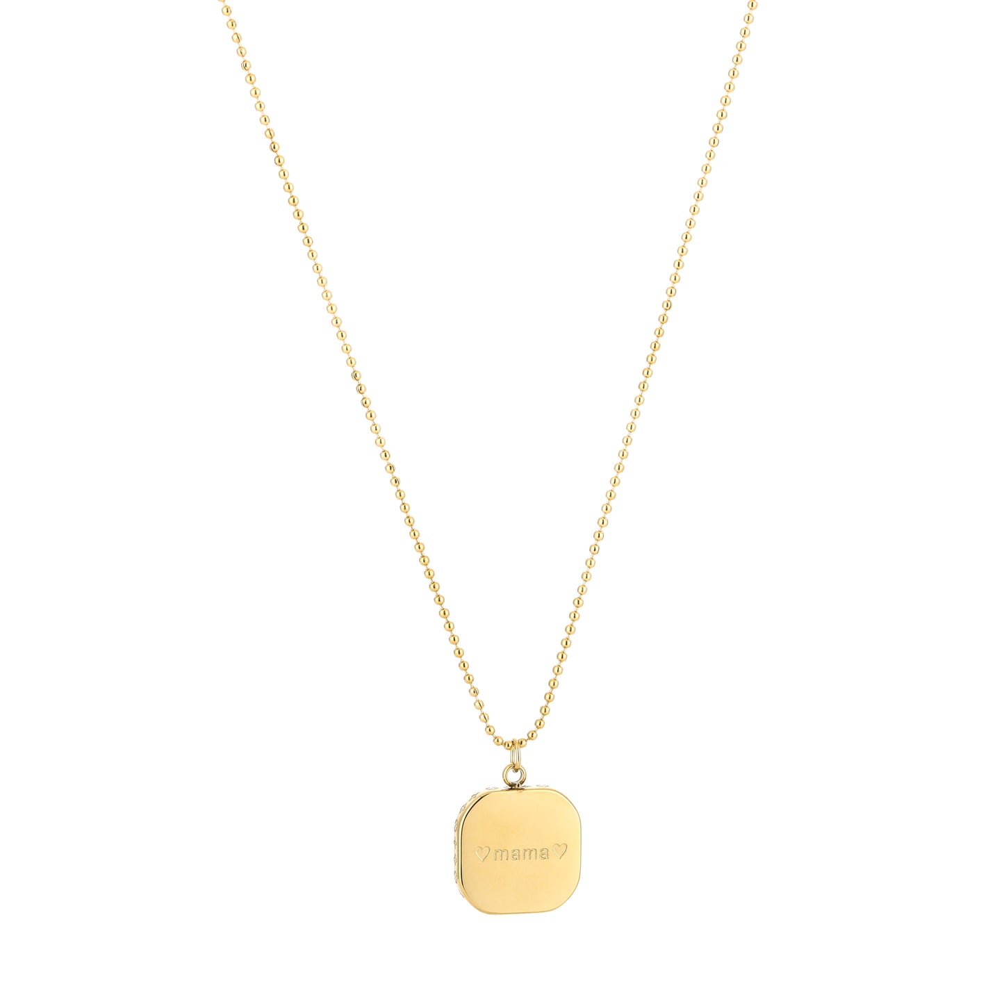 Love Mom<3 Silver Gold