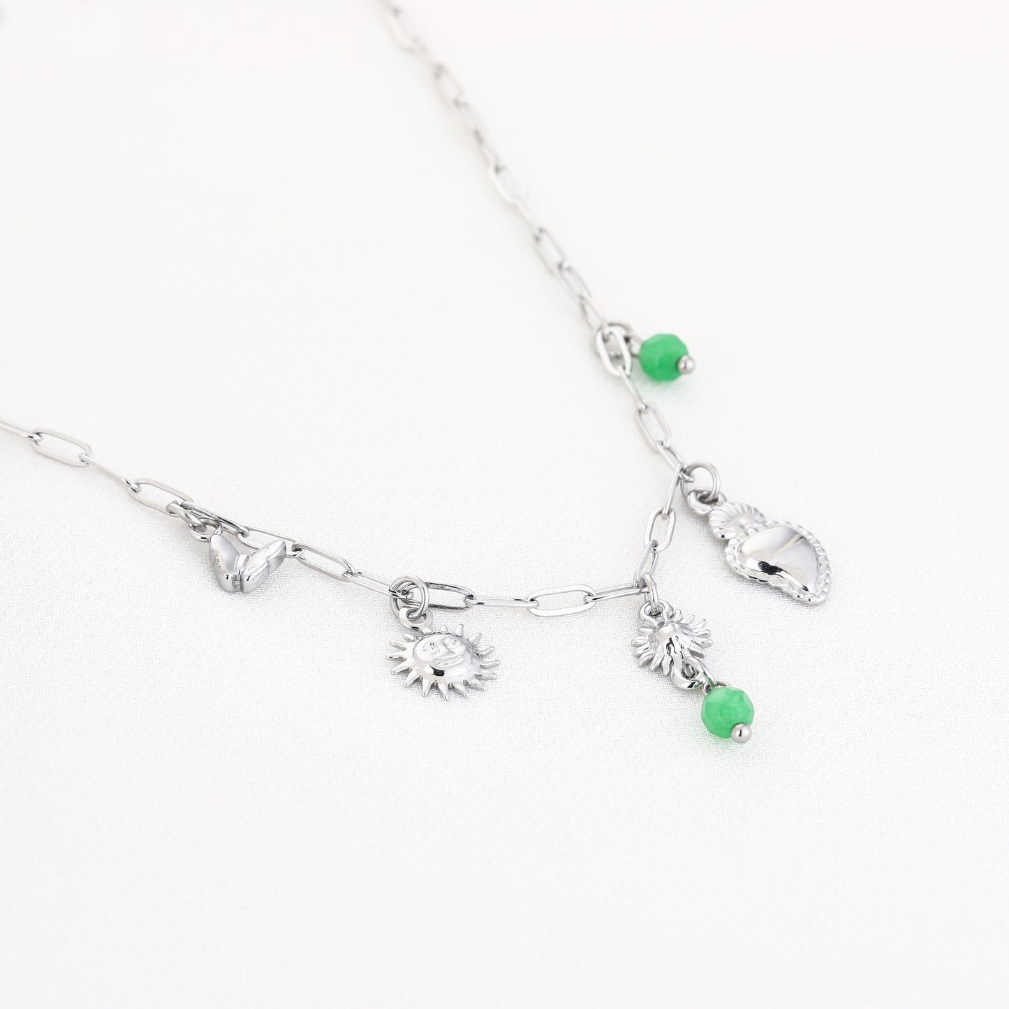 Schell bedel ketting Silver